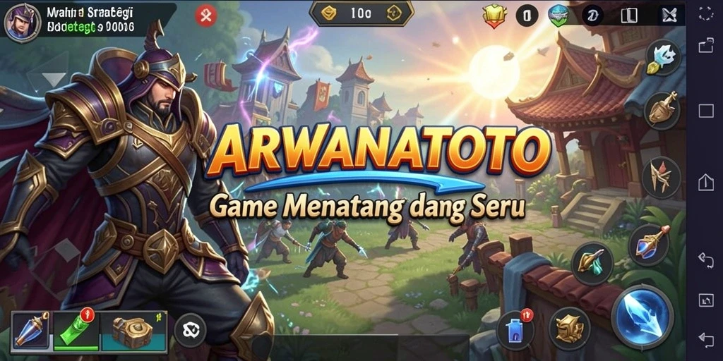 Gameplay menarik ARWANATOTO dengan berbagai strategi yang menantang.