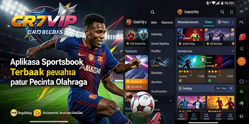 Tampilan utama <strong>CR7VIP</strong> yang menarik dengan pilihan taruhan olahraga.