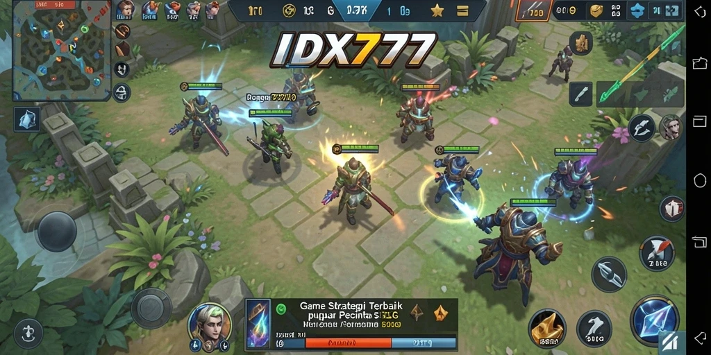 Tampilan gameplay IDX777 yang epik dan mendalam.