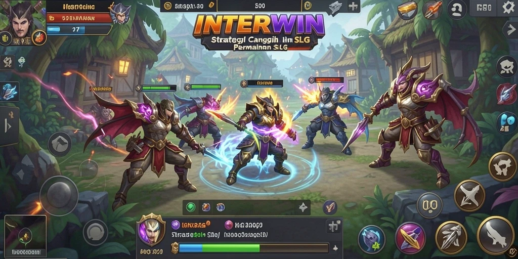 Tangkapan layar menunjukkan aksi seru dalam game SLG.
