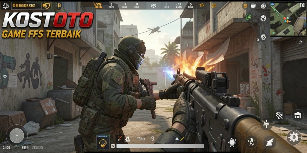 Tangkap momen seru gameplay KOSTOTO dalam aksi FPS.