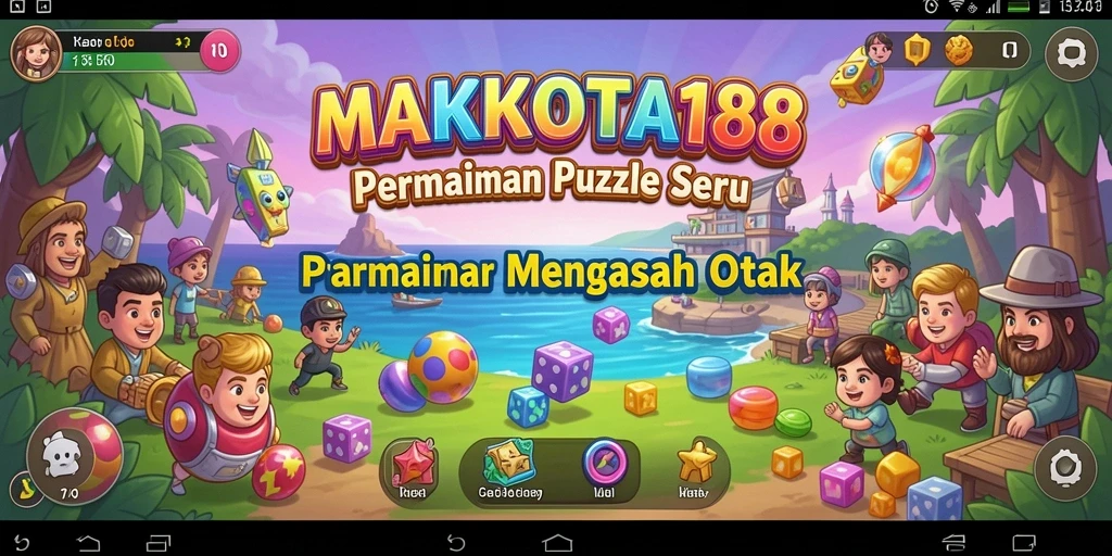 Tampilan gameplay seru dari MAHKOTA188 yang penuh teka-teki.