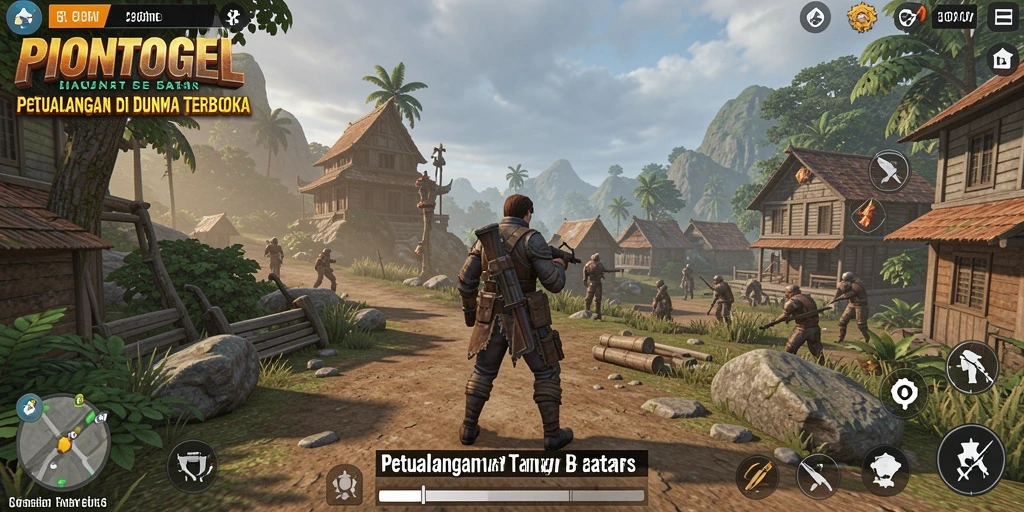 Gameplay PIONTOGEL yang menakjubkan di dunia terbuka.