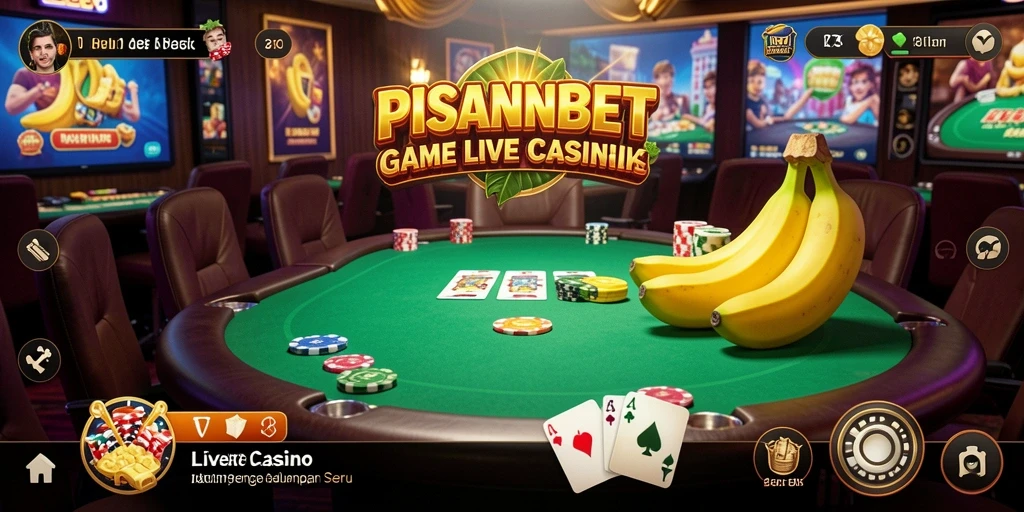 Tampilan menarik gameplay PISANGBET Live Casino dengan dealer profesional.
