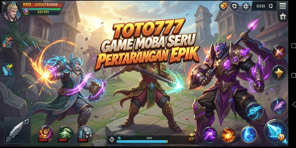 Tampilan gameplay epic dari TOTO777 dengan pertarungan memukau.